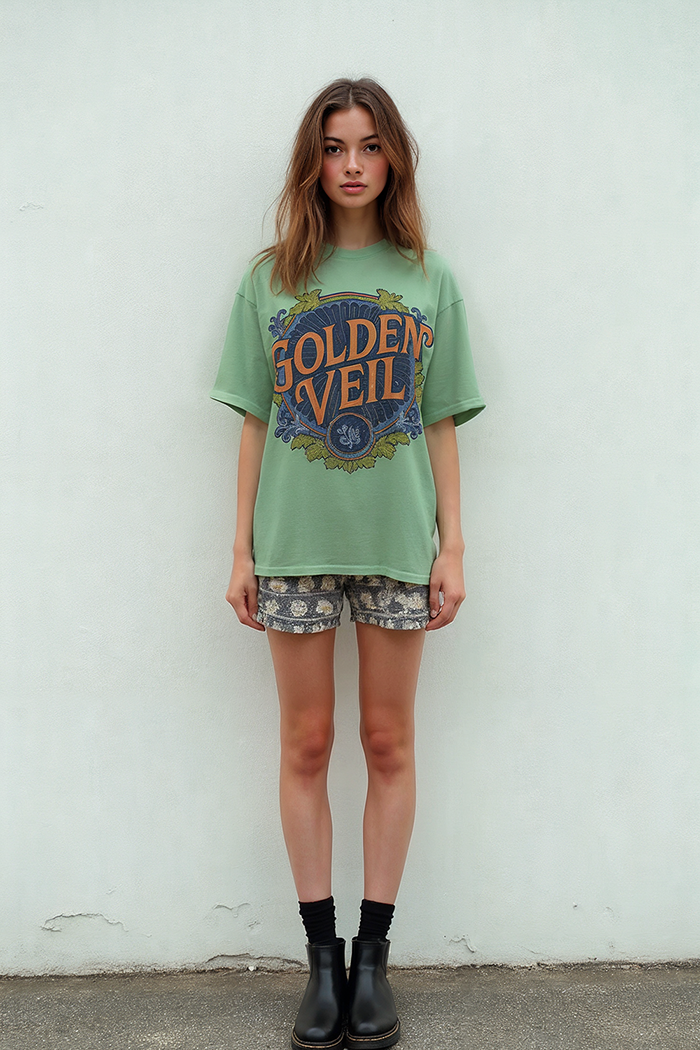 Golden Veil Beverly Tee