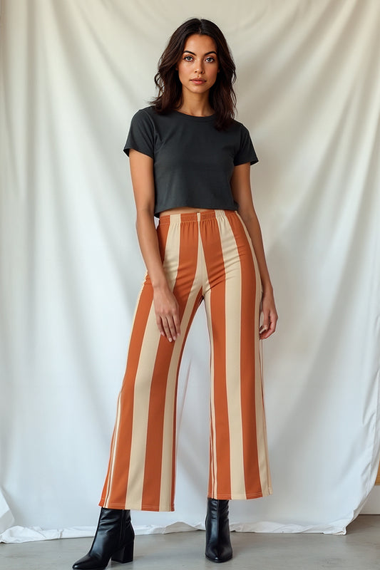 Alpine Stripe Wide Leg