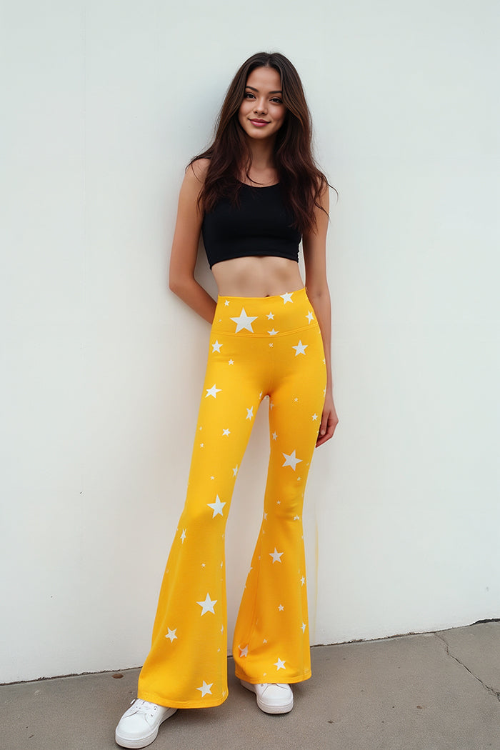 April Star Flare leggings