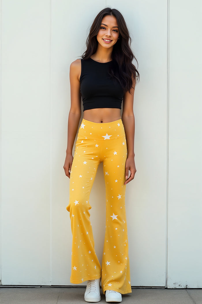 April Star Flare leggings