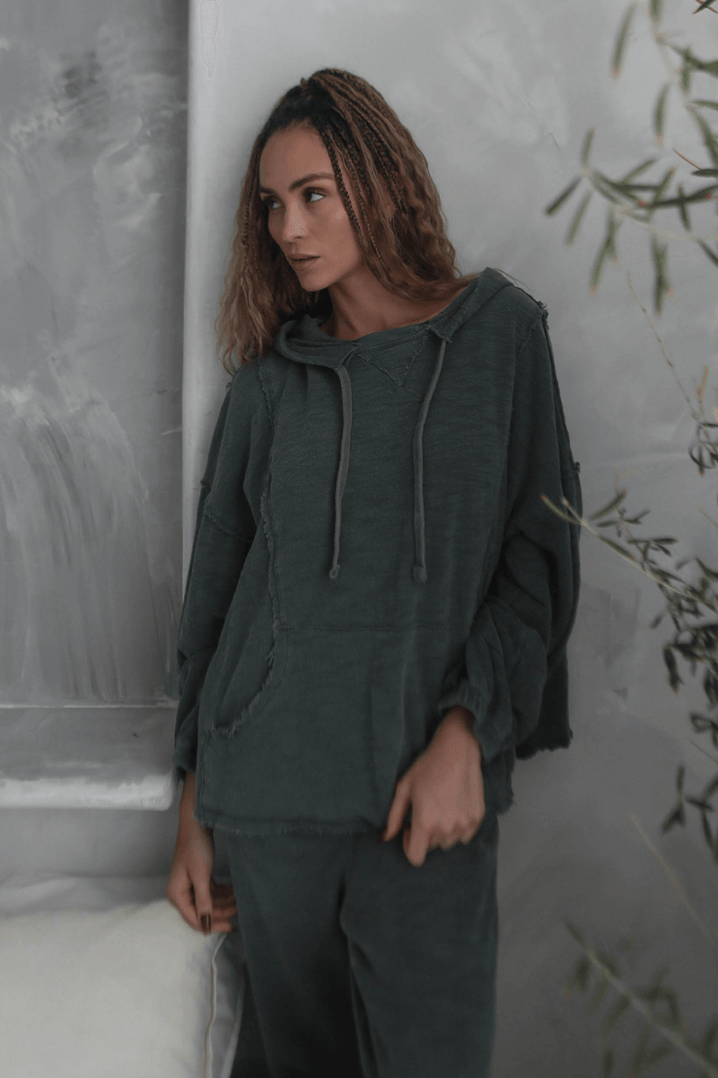 Baja Olive Hoodie - Life Clothing Co