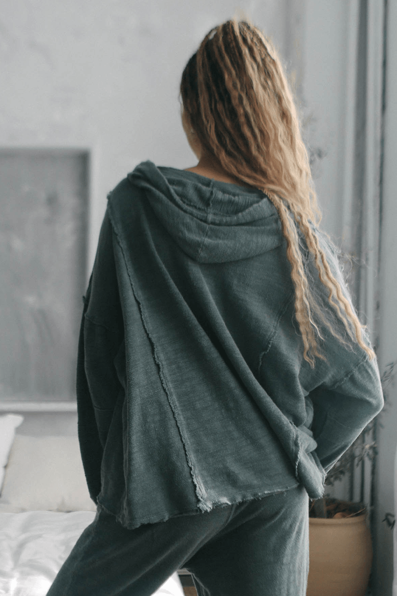 Baja Olive Hoodie - Life Clothing Co