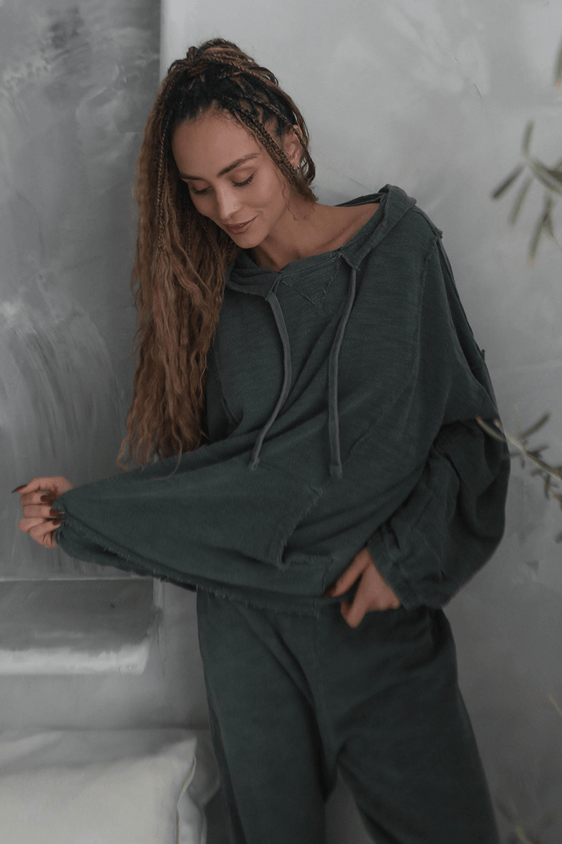 Baja Olive Hoodie - Life Clothing Co