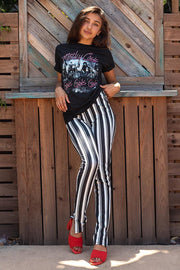 Black Trousdale Striped Pant - Life Clothing Co