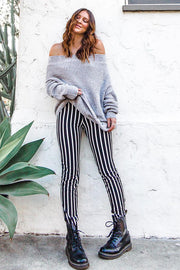 Black Trousdale Striped Pant - Life Clothing Co