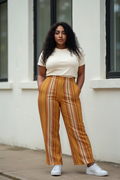 Kira Stripe Wide Leg