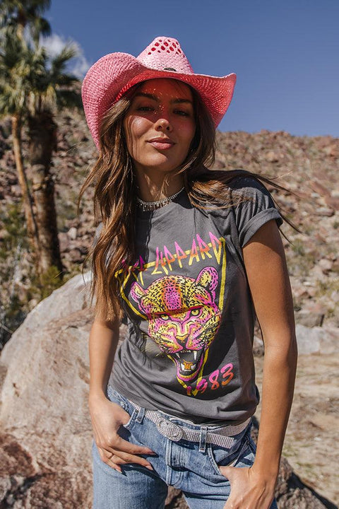 Def Leppard Neon Leopard Goodie Tee - Life Clothing Co