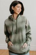 Olive Faded Freedom Hoodie - Life Clothing Co