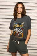 Guns N Roses Los Angeles Top Hat Skull Tee