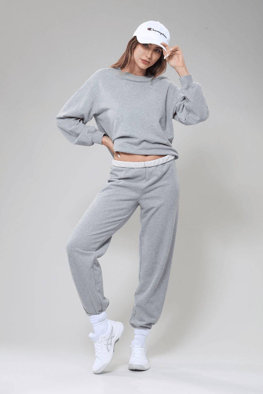 Honey Mid-Rise Oversized Joggers - Life Clothing Co