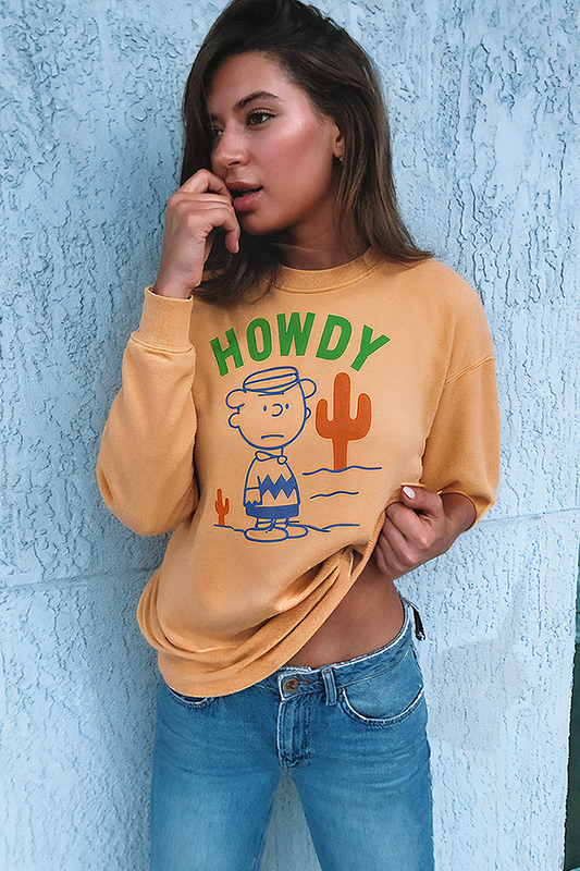 Peanuts Cowboy Charlie Sweatshirt