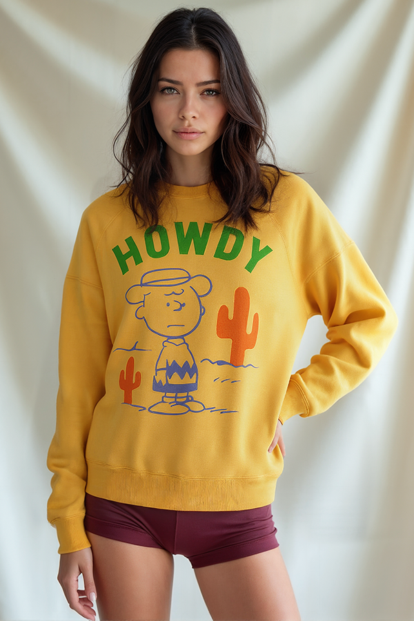 Peanuts Cowboy Charlie Sweatshirt