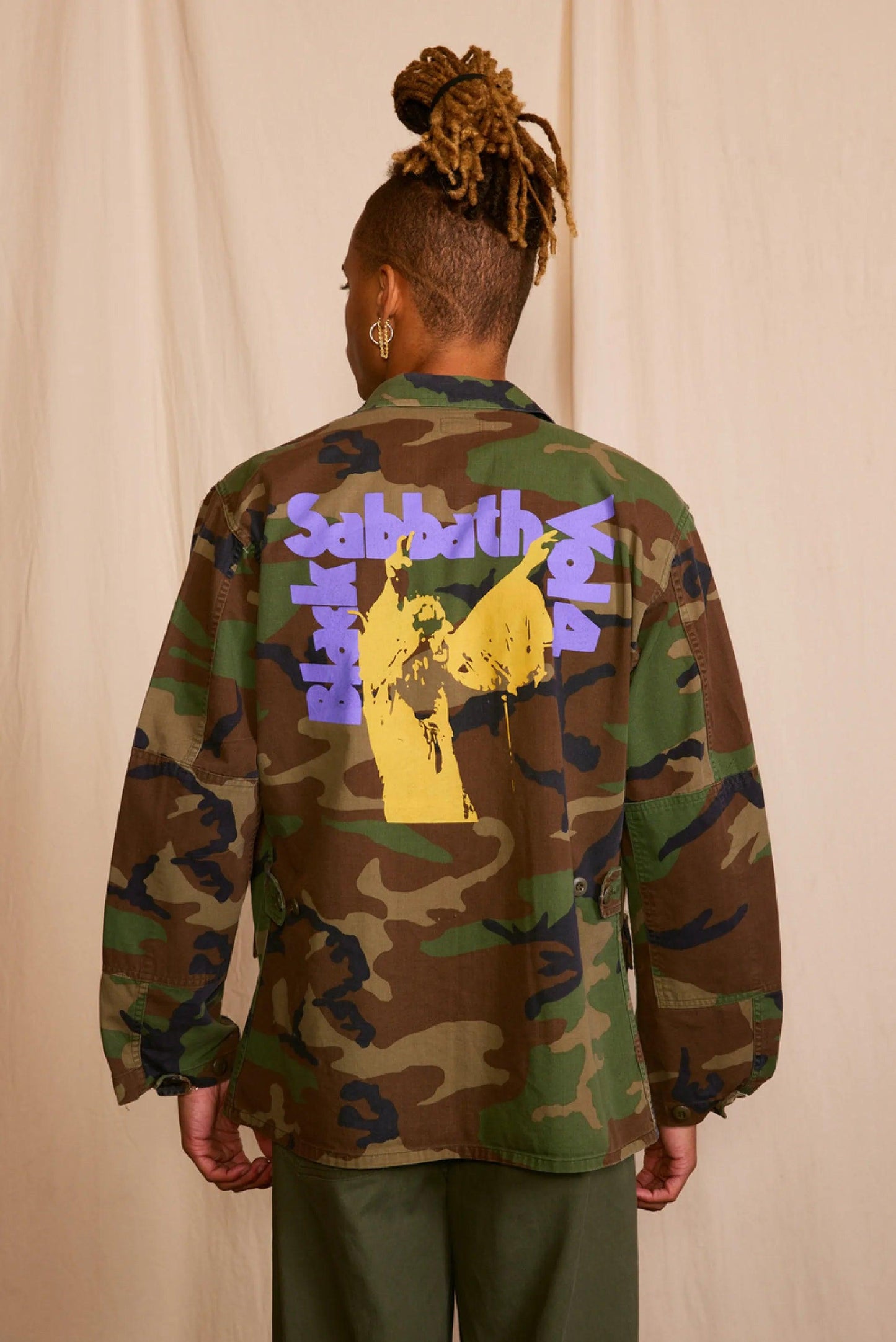 Black Sabbath Authentic Vintage Men's Camo Jacket - Life Clothing Co