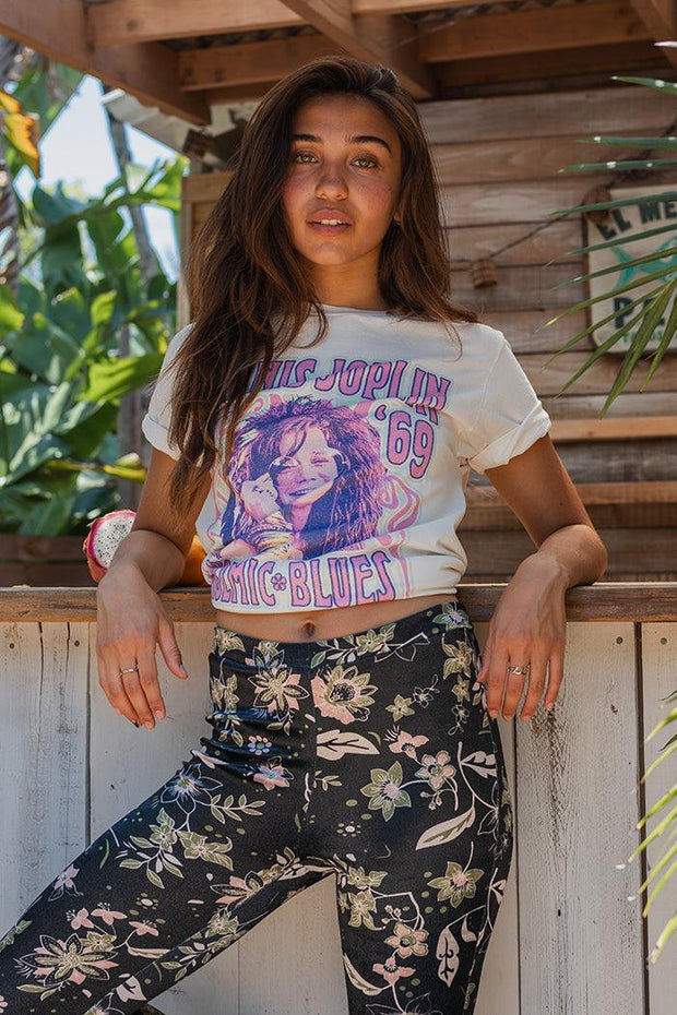 Janis Joplin Kozmic Blues Vintage Tee - Life Clothing Co