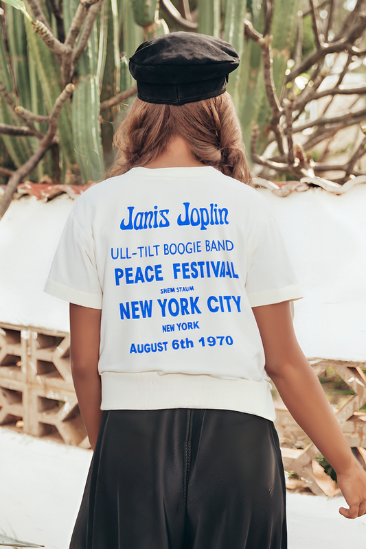 Janis Joplin NYC Festival Raglan