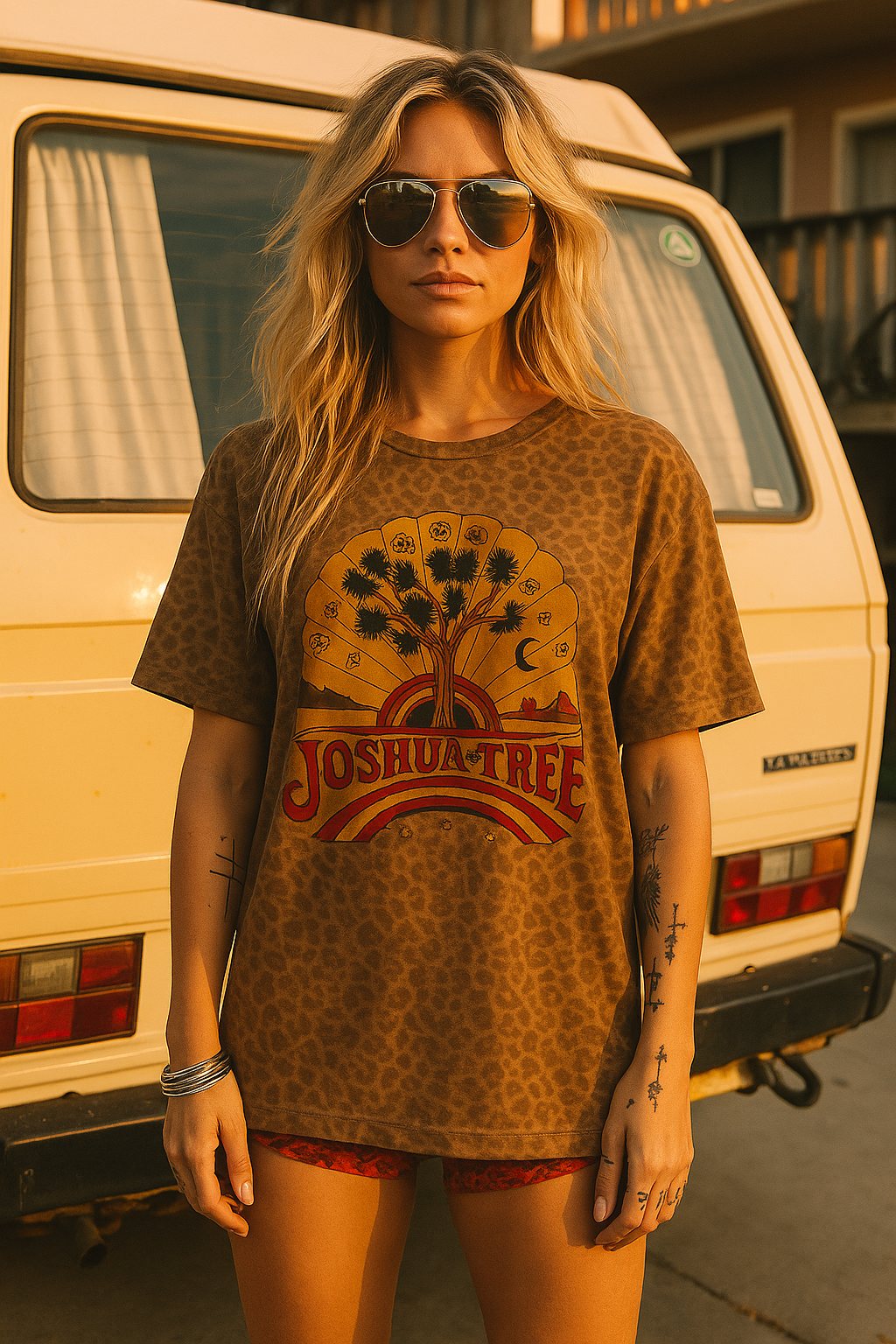 Joshua Tree Leopard Tee