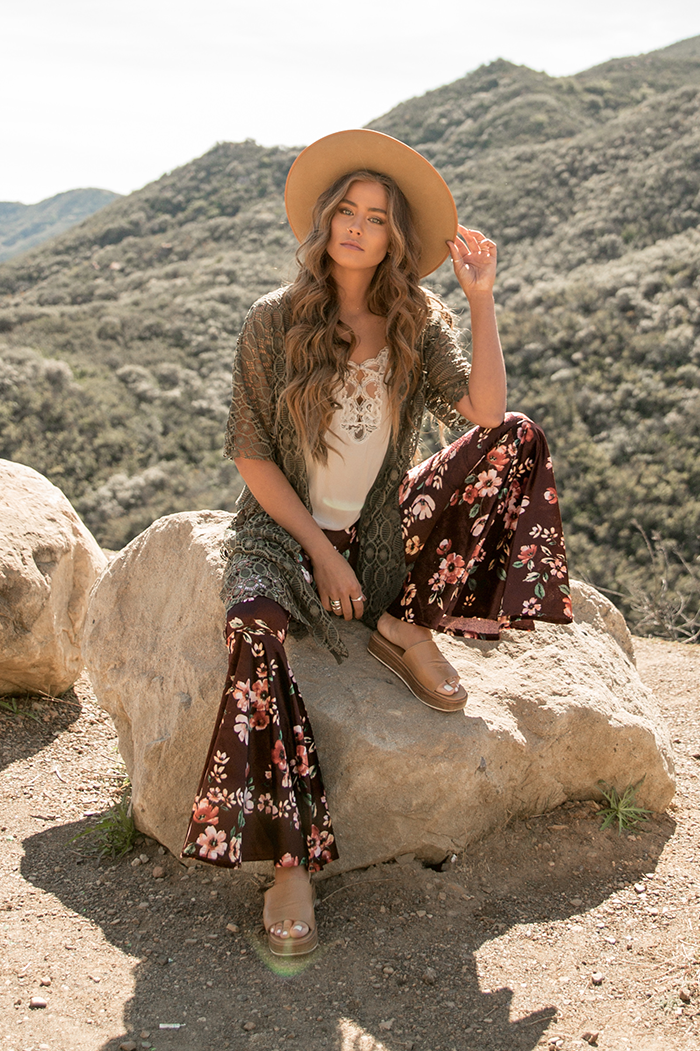 Sunset Rose Floral Bells