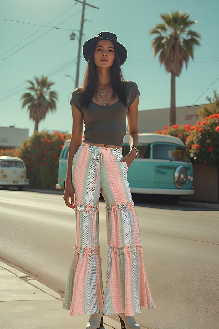 Kinsey Tiered Palazzo Pants