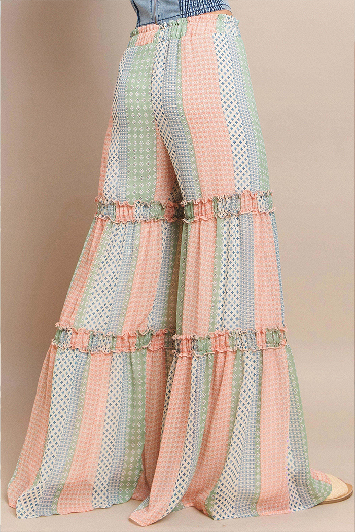 Kinsey Tiered Palazzo Pants