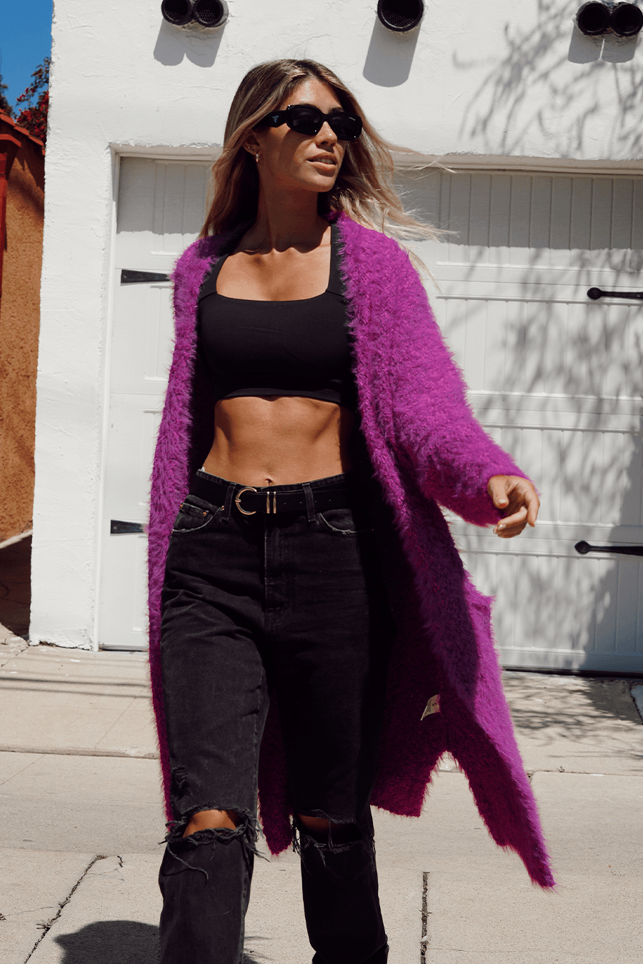 Kira Soho Lilac Cardigan - Life Clothing Co