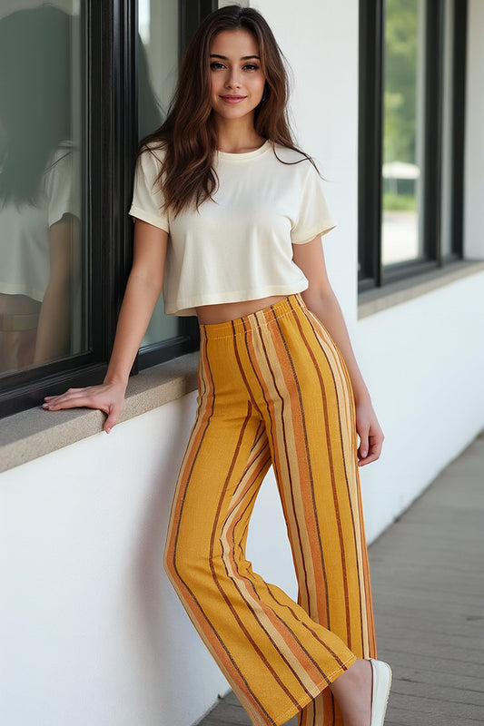 Kira Stripe Wide Leg