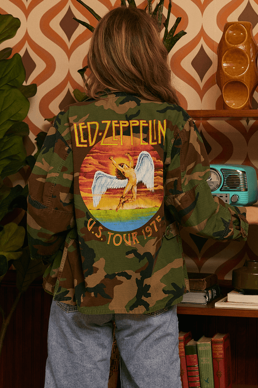 Led Zeppelin Authentic Camo Jacket - Life Clothing Co
