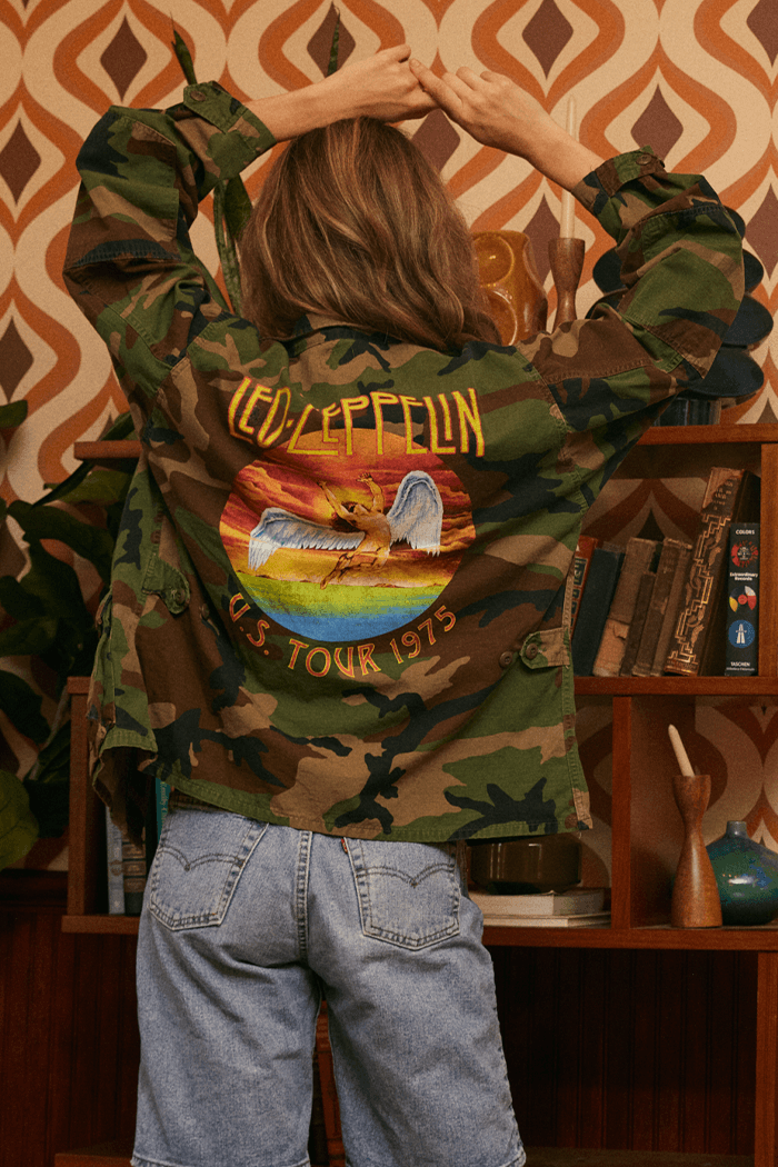 Led Zeppelin Authentic Camo Jacket - Life Clothing Co