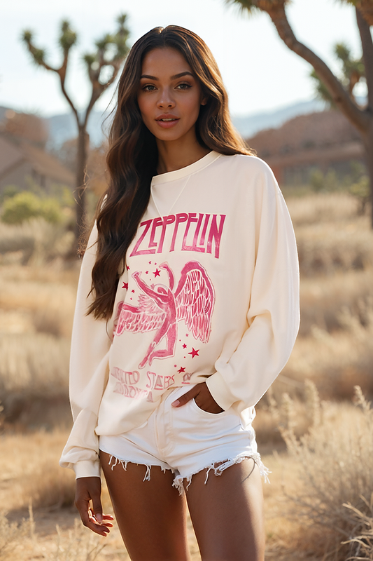Led Zeppelin 1977 Star Struck Sweatshirt