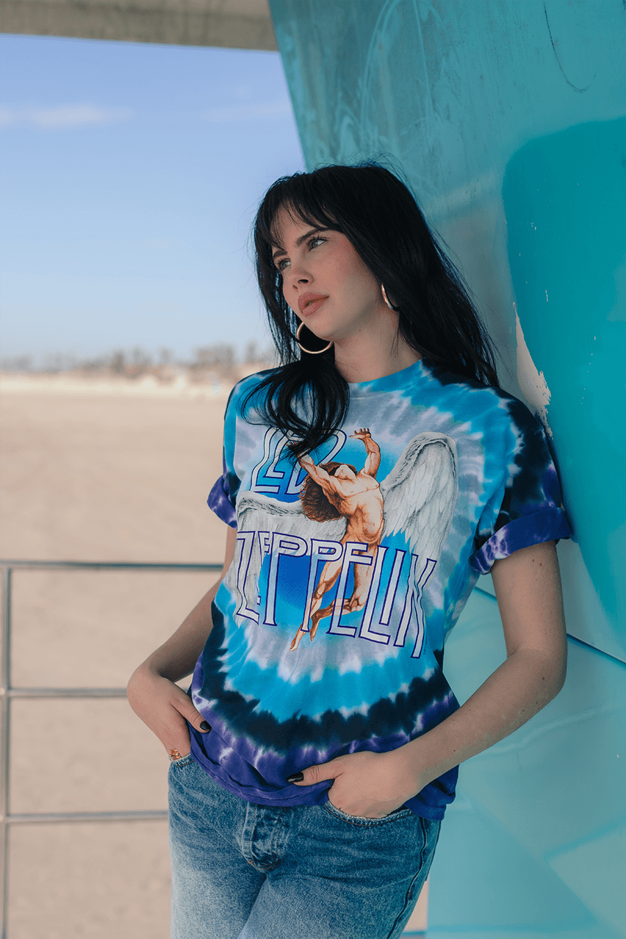 Zeppelin Swan Song Tie Dye Tee - Life Clothing Co