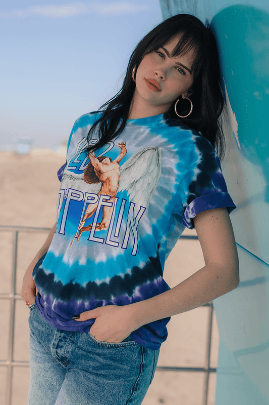Zeppelin Swan Song Tie Dye Tee - Life Clothing Co