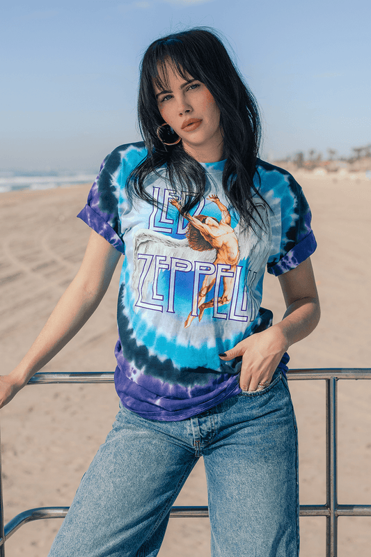 Zeppelin Swan Song Tie Dye Tee - Life Clothing Co