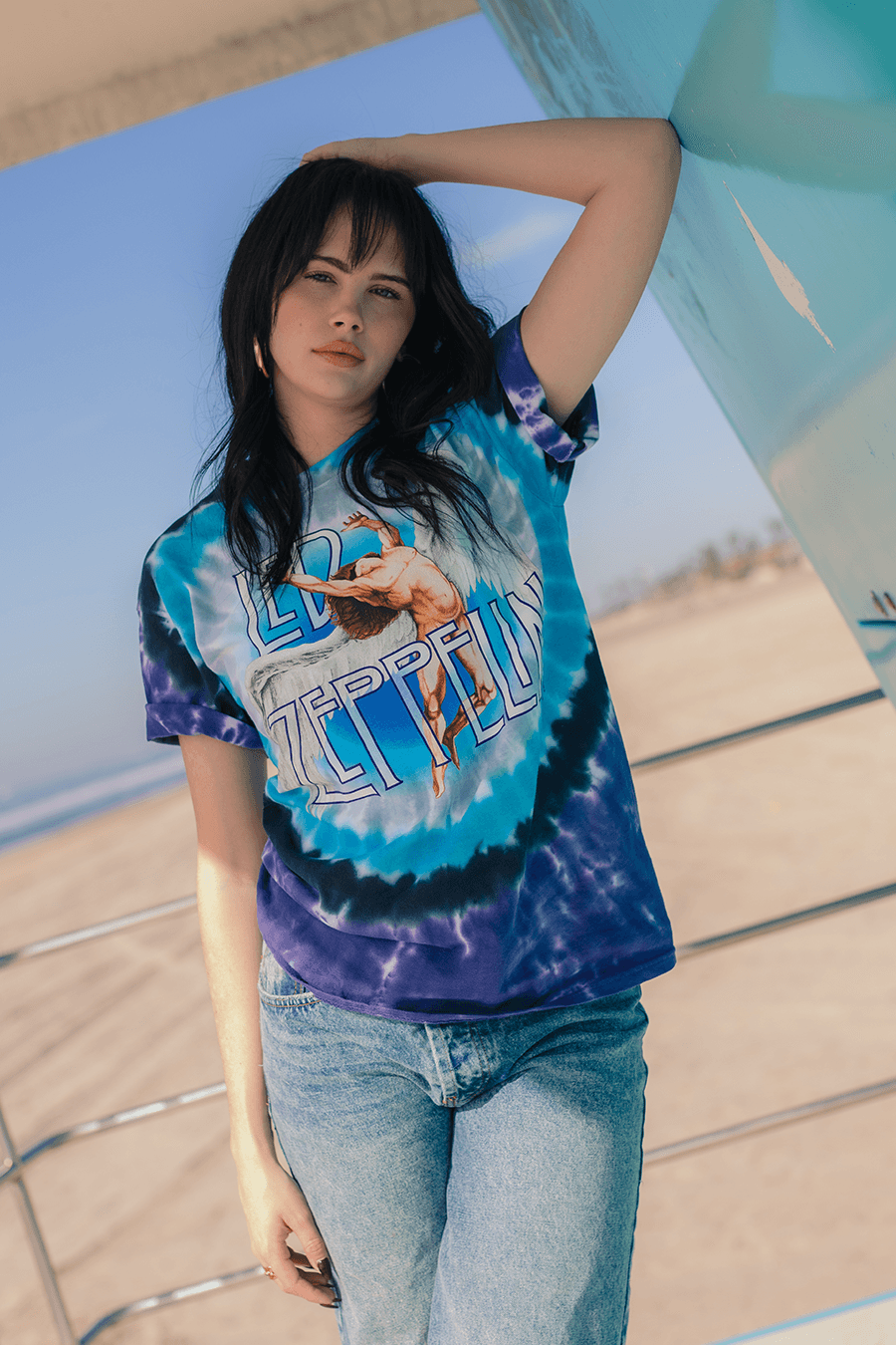 Zeppelin Swan Song Tie Dye Tee - Life Clothing Co