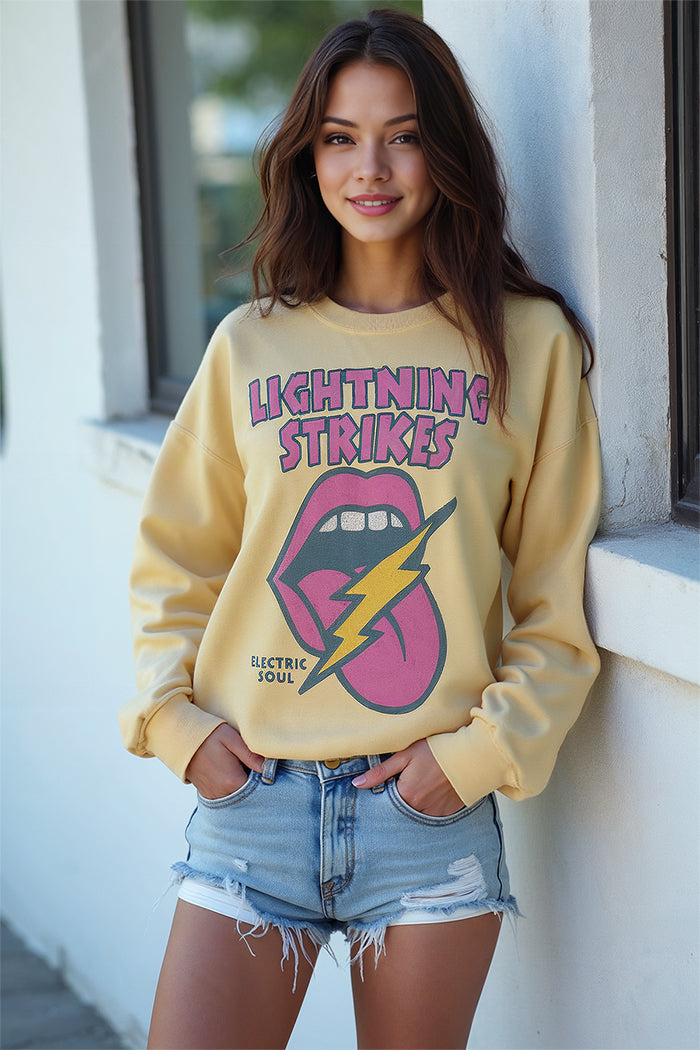 Lightning Strikes Saint Sweatshirt
