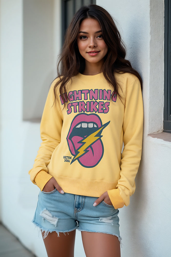 Lightning Strikes Saint Sweatshirt
