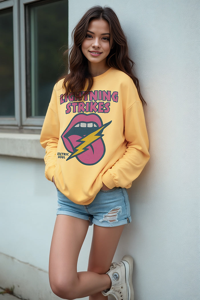 Lightning Strikes Saint Sweatshirt
