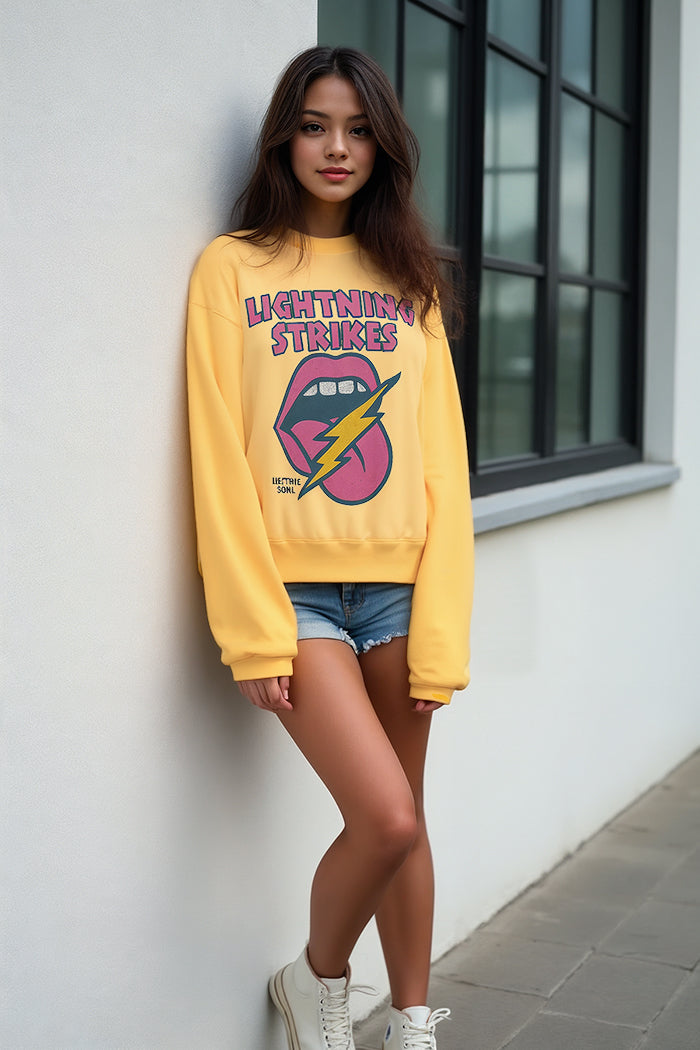 Lightning Strikes Saint Sweatshirt
