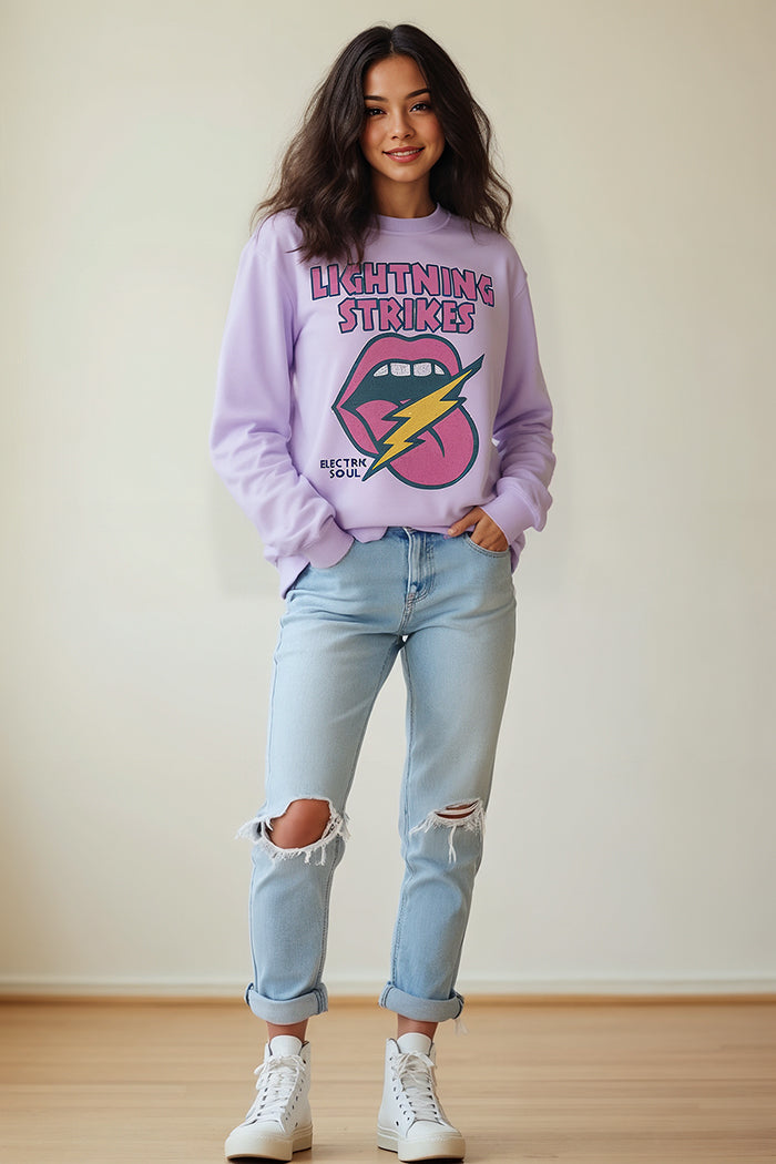 Lightning Strikes Saint Sweatshirt