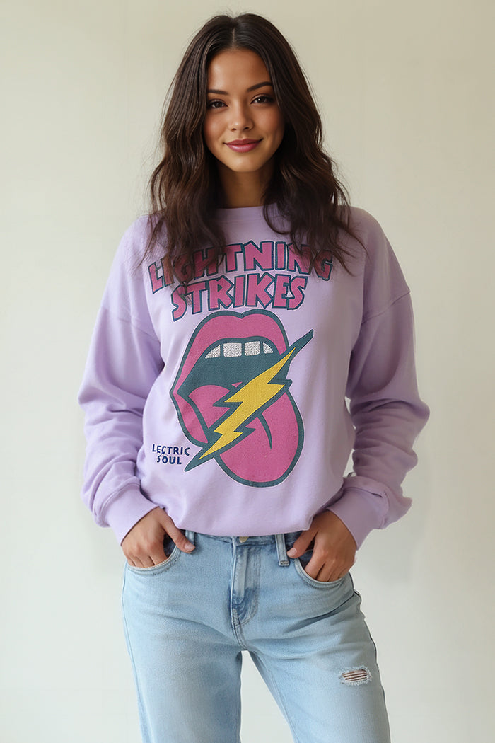 Lightning Strikes Saint Sweatshirt
