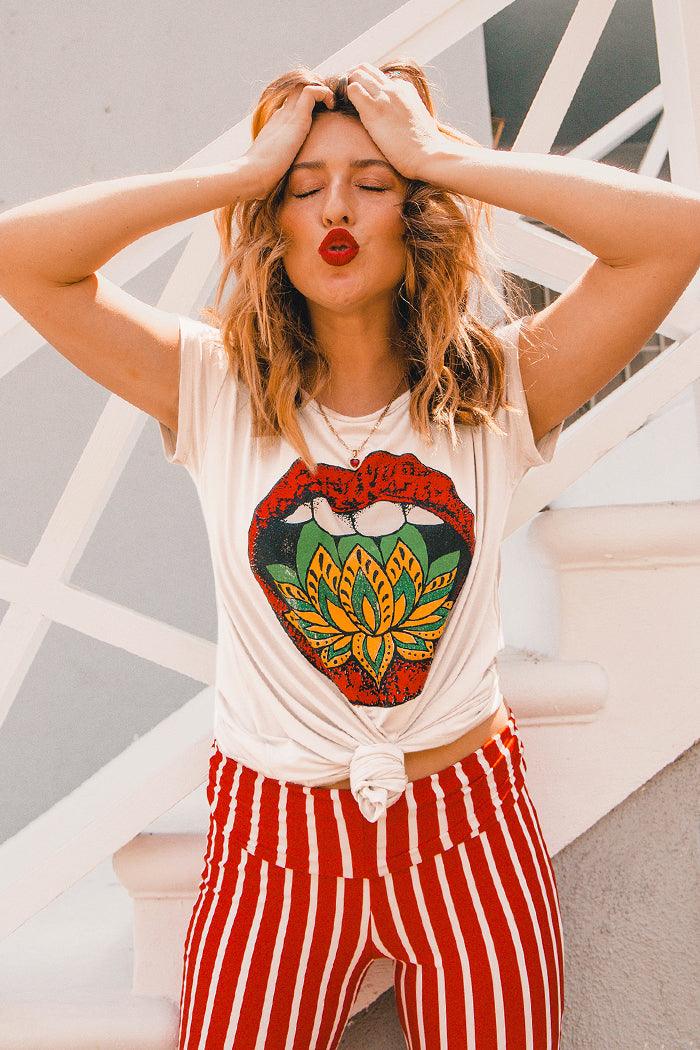 Lotus Kiss Doheny Tee - Life Clothing Co