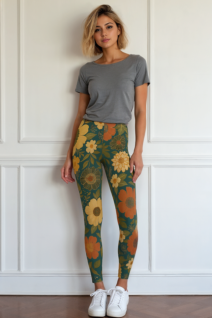 Melanie Floral Liv Leggings