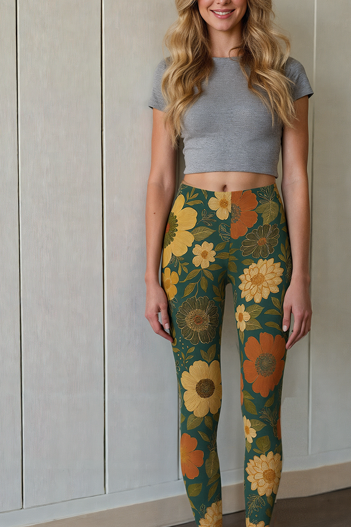 Melanie Floral Liv Leggings