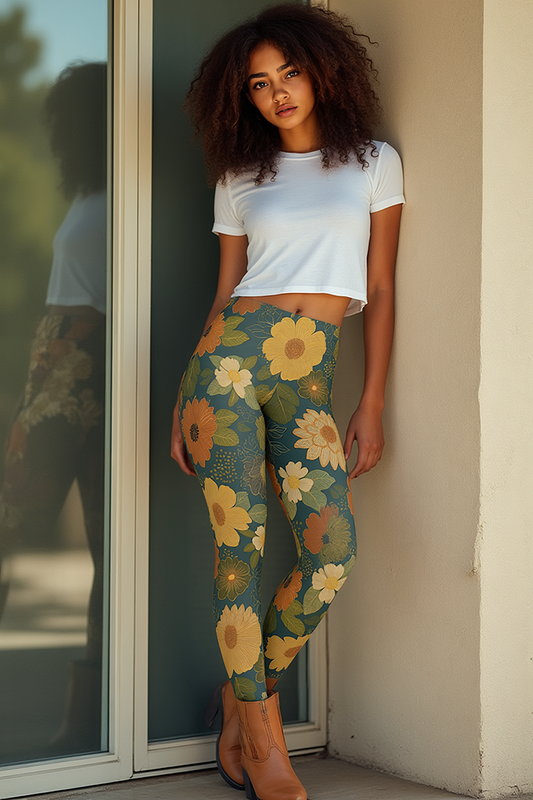 Melanie Floral Liv Leggings