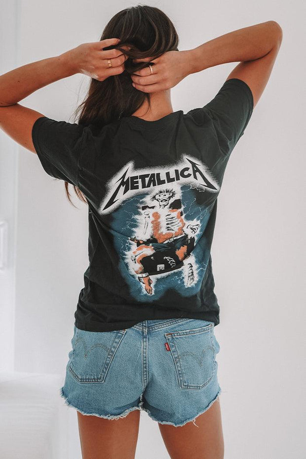 Metallica Lightning Vintage Tee - Life Clothing Co