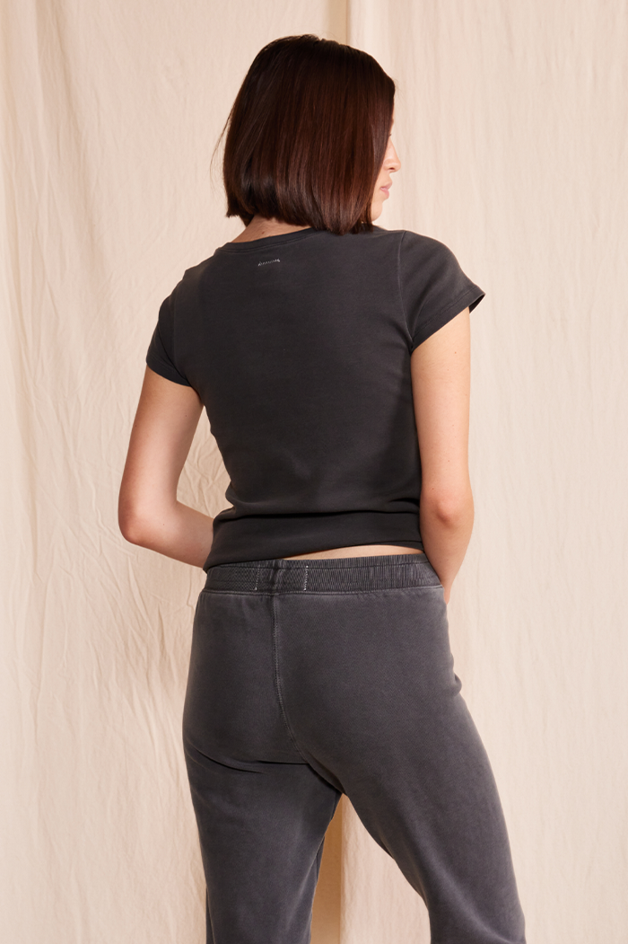 Micro Rib Baby Tee
