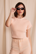 Micro Rib Baby Tee