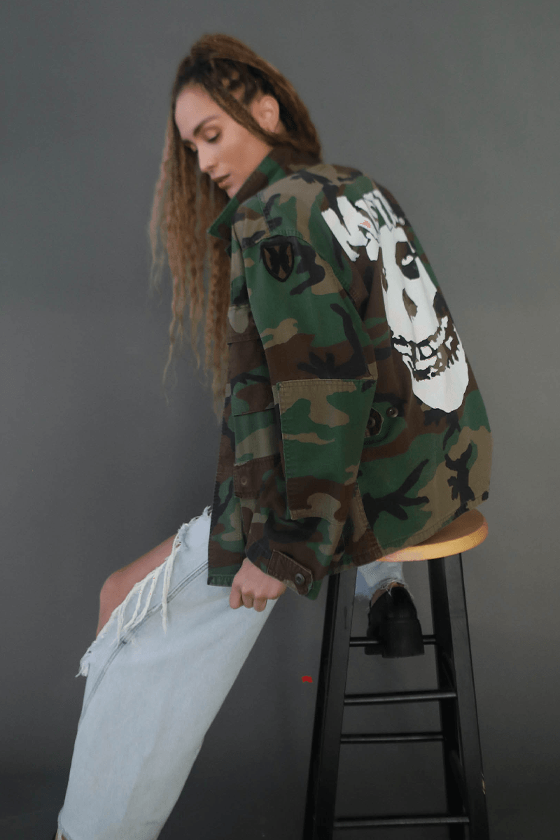 Misfits Vintage Camo Army Jacket - Life Clothing Co