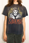 Misfits Flame Skull Tee