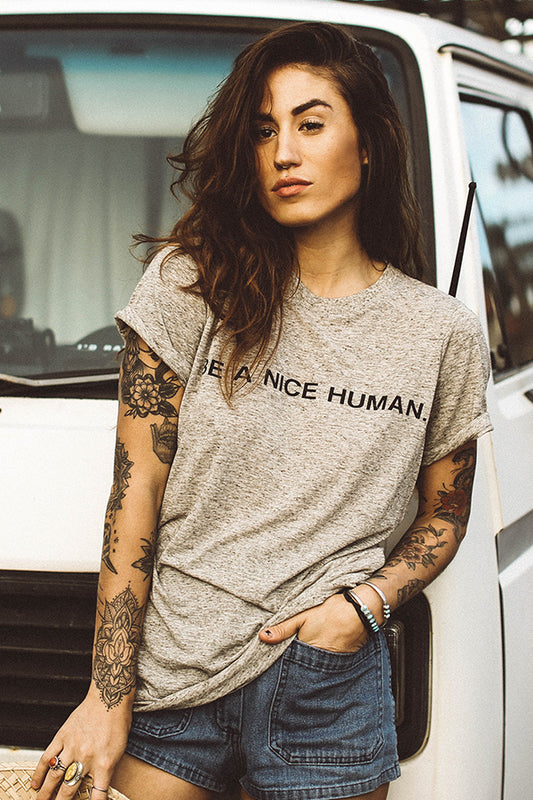 Be a Nice Human Pedro Tee