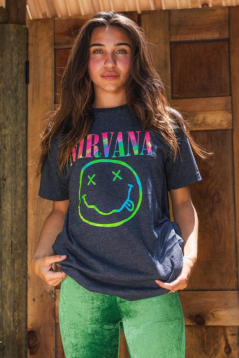 Nirvana Happy Smile Vintage Tee