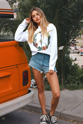 Peace Flower Rexford Sweater